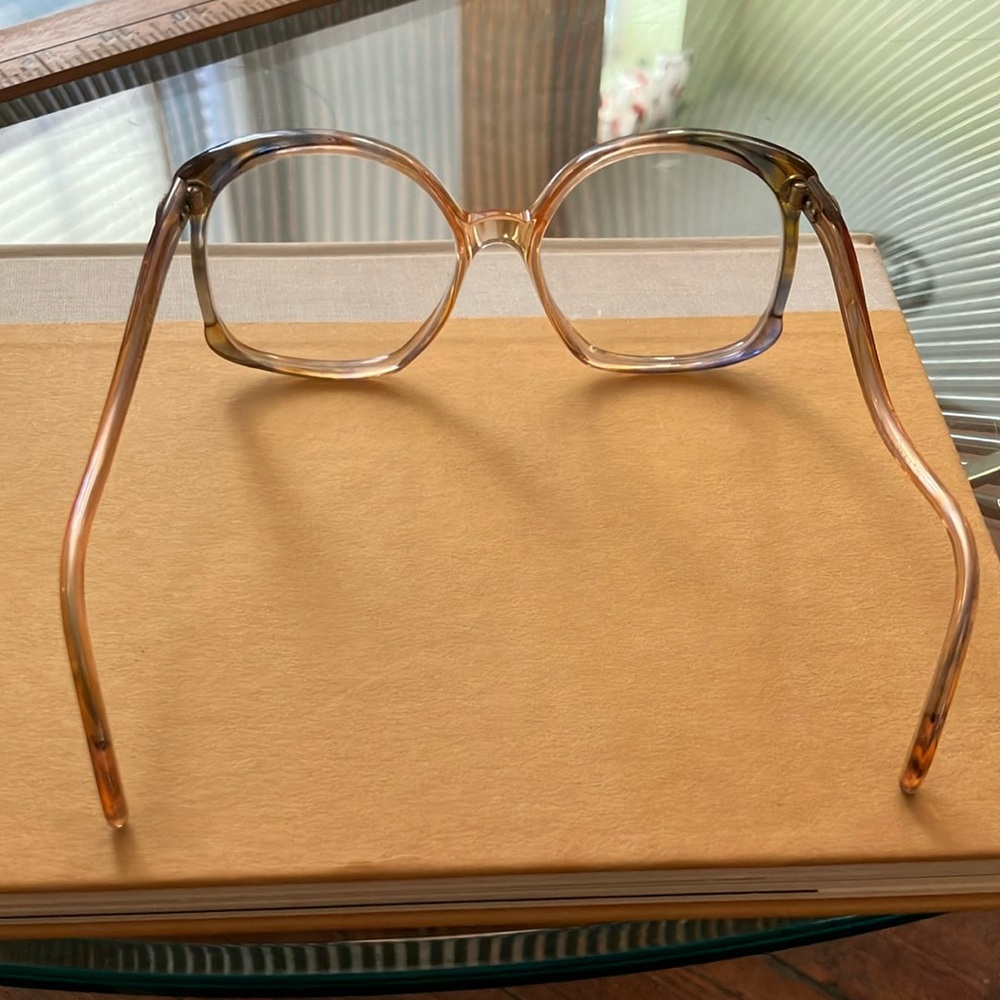 Vintage 70s 80s DVF Gradient Brown Glasses eyeglasses frames - Picture 6 of 16